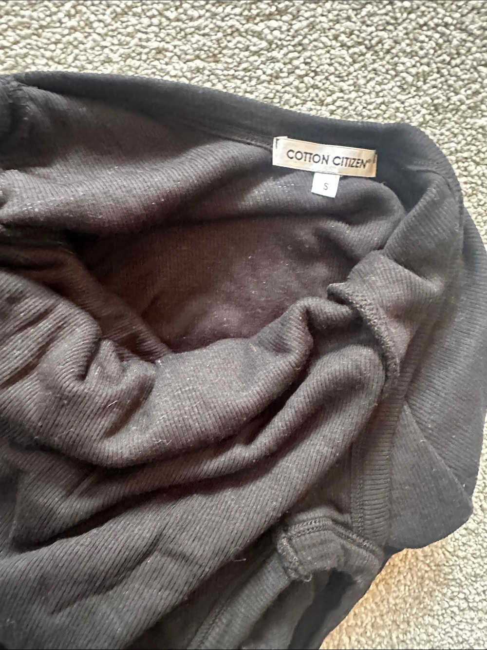 Cotton Citizen Black Mini Tank Backless Dress Size S - Picture 2 of 3